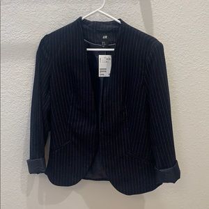 Navy Blue stipe Blazer size 10